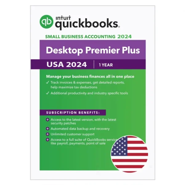 Quickbooks Desktop Premier Plus 2024 – 1 Year